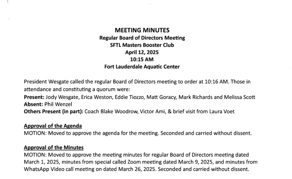 Apr-12 Board Meeting